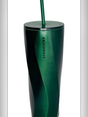 Starbucks 2025 Emerald Green 24 oz Cold Cup 💚